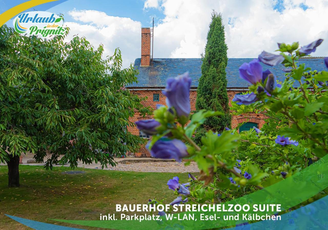 Bauernhof-Streichel-Zoo-Kombi-Familien-Suite-Im-Wald-Am-See Gulow ภายนอก รูปภาพ